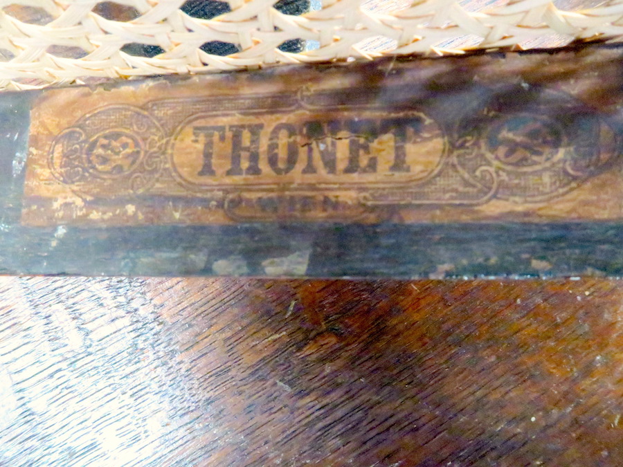 Thnet Bentwood Chair Label