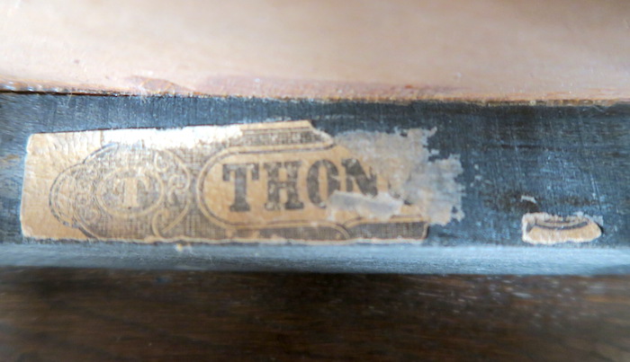 Photo of Thonet Abbey Bentwood Chair Label